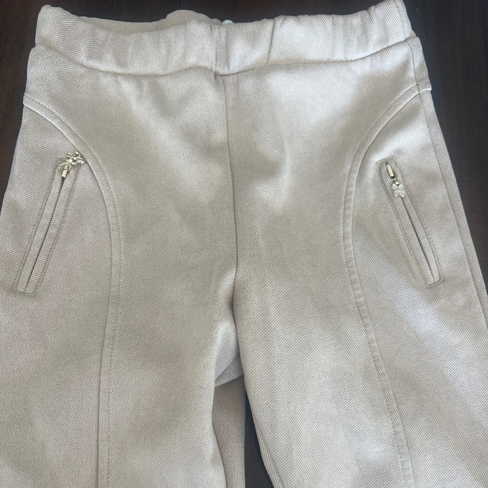 Tan Suede Leggings by Mayoral